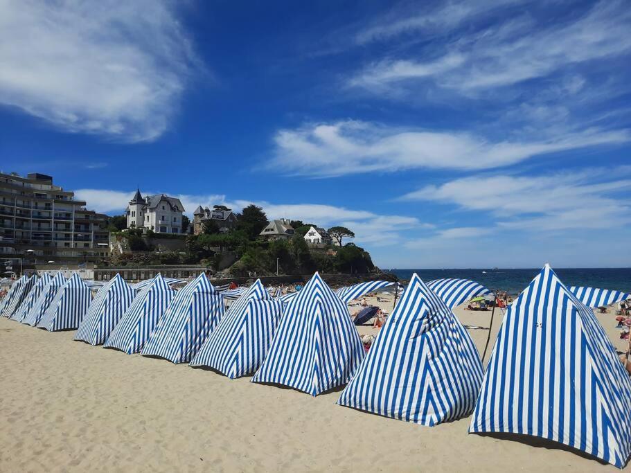 Le Jacaranda-A 2 Min De La Plage, Hyper Centre De Dinard, Vue Mer De La Fenetre Zewnętrze zdjęcie